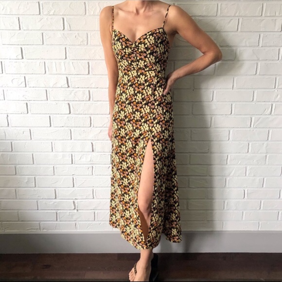 Urban Outfitters Dresses & Skirts - NWT Urban Outfitters BLK MOTIF floral maxi dress